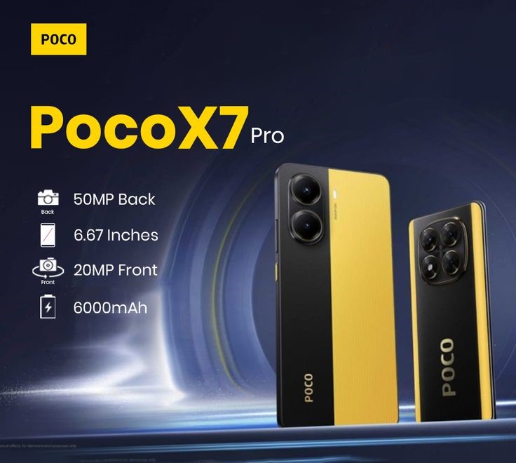خرید گوشی موبایل پوکو مدل Poco X7 Pro اقساطی